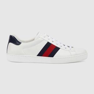 GUCCI men’s ace leather sneakers